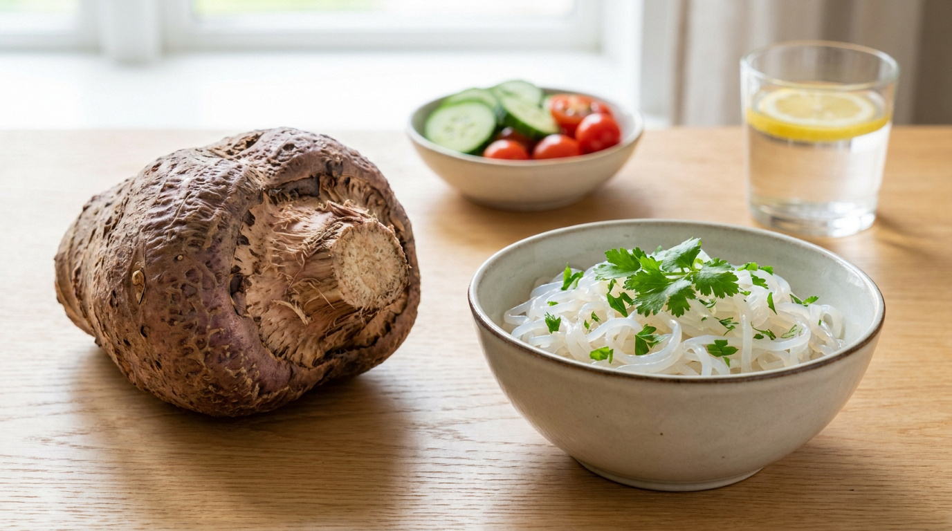 Konjac : Le guide pour comprendre ses bienfaits, son utilisation et ses précautions